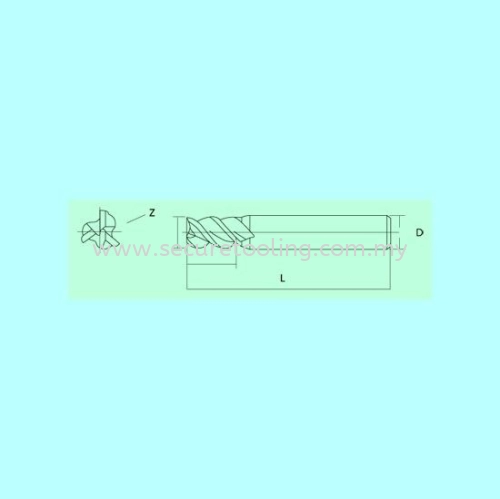 S.A.P S2024 45° Square Type – 3 Flutes