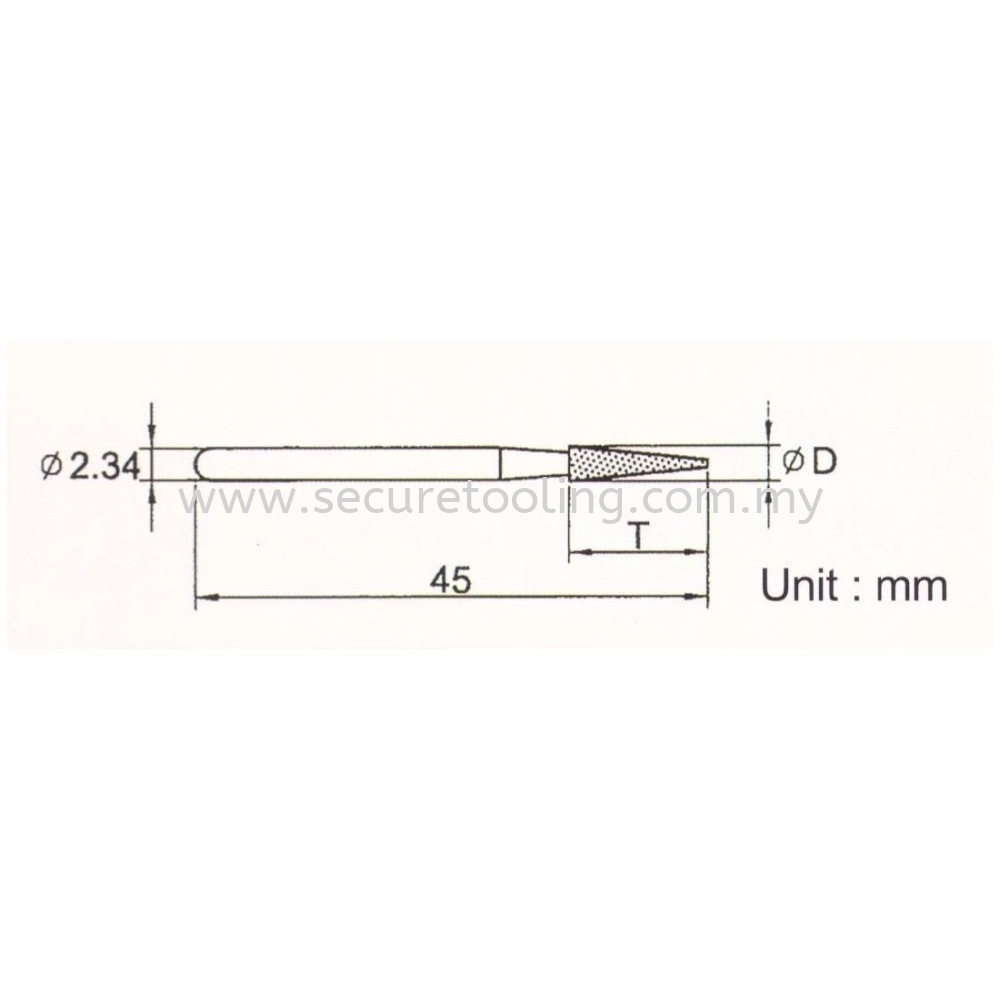 S.A.P Diamond Mounted Points (BH Series)