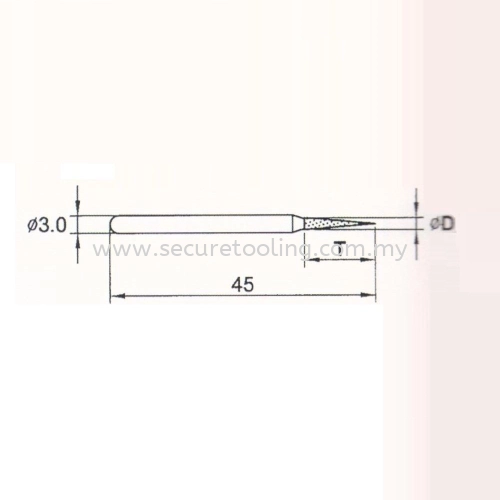 S.A.P Diamond Mounted Points (BM Series)