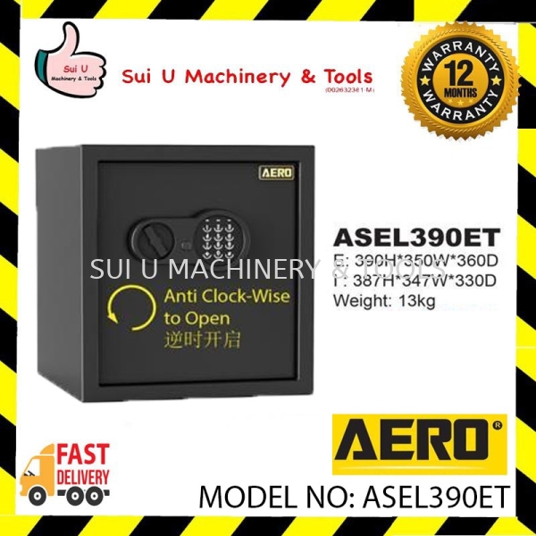 Aero ASEL390ET Economic & Fire Safe Smart Secure Safes Security Safes Safety Box Safety & Security Kuala Lumpur (KL), Malaysia, Selangor, Setapak Supplier, Suppliers, Supply, Supplies | Sui U Machinery & Tools (M) Sdn Bhd