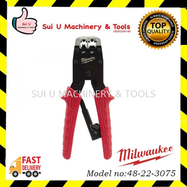 MILWAUKEE 48-22-3075 Modular Crimper Pliers , Crimping Tool , Snips , Cutter , File Hand Tool Kuala Lumpur (KL), Malaysia, Selangor, Setapak Supplier, Suppliers, Supply, Supplies | Sui U Machinery & Tools (M) Sdn Bhd