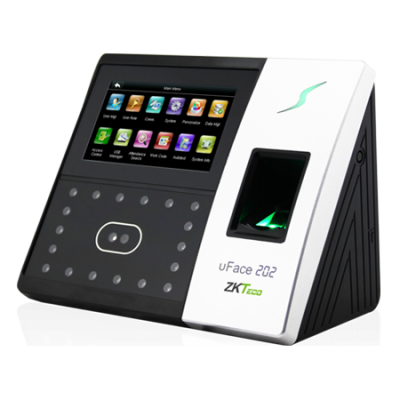 uFace202. ZKTeco Multi-Biometric Time Attendance and Access Control Terminal