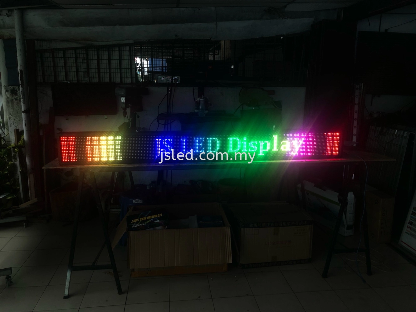 Multi Color LED DISPLAY -6ft X 0.5ft