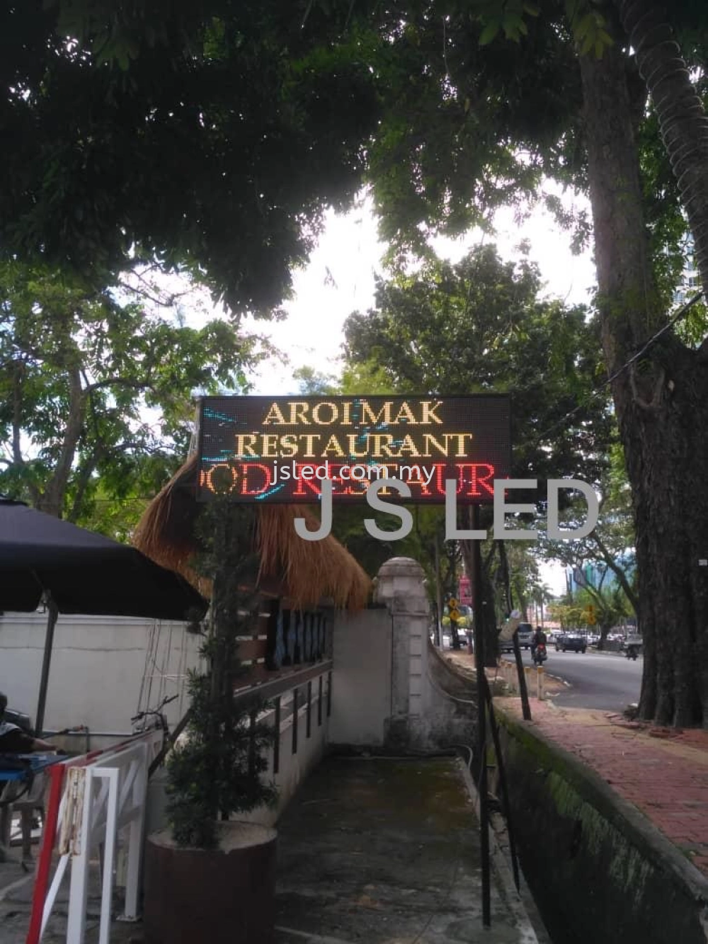 Multi Color LED DISPLAY -Aroi Mak Restaurant Penang