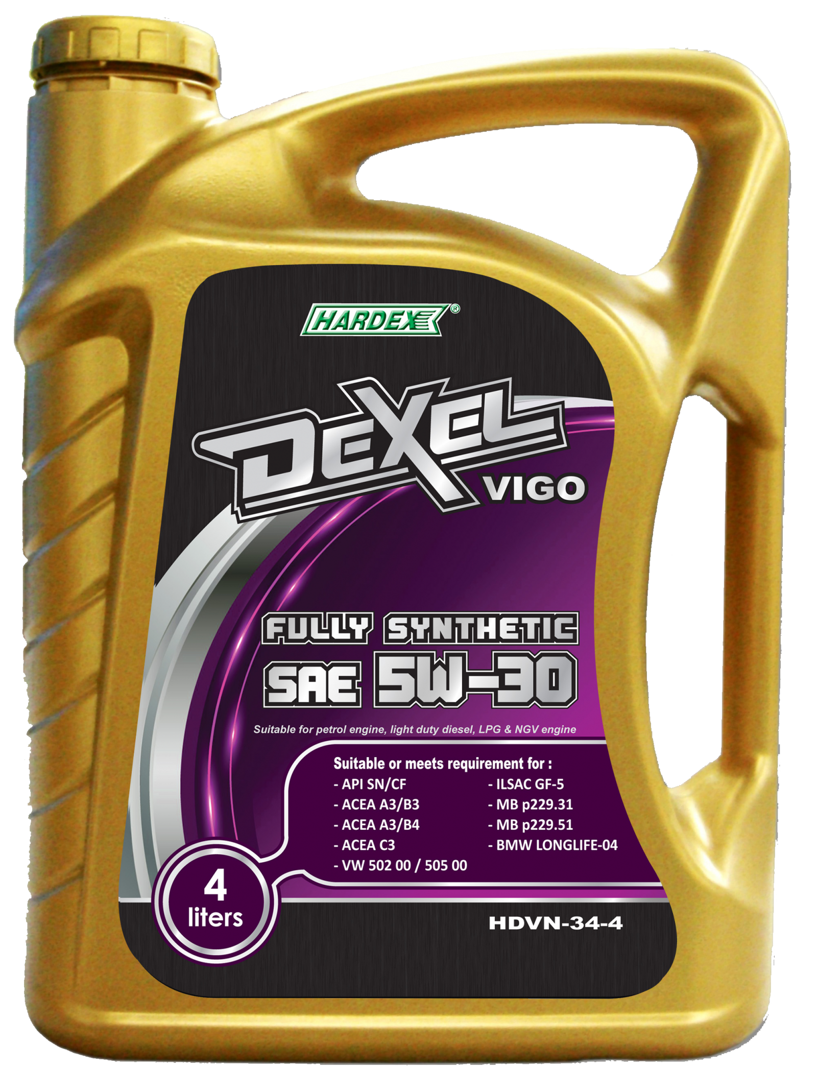 Hardex Dexel Vigo SAE 5W-30 4L HARDEX DEXEL VIGO SERIES FULLY