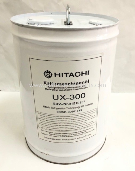 UX-300 Hitachi Compressor Oil  Lubricants Others Commercial Chiller Components Selangor, Malaysia, Kuala Lumpur (KL), Shah Alam Supplier, Suppliers, Supply, Supplies | Chiller Serviceparts Center Sdn Bhd