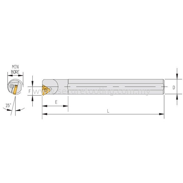 THREADING BORING BAR