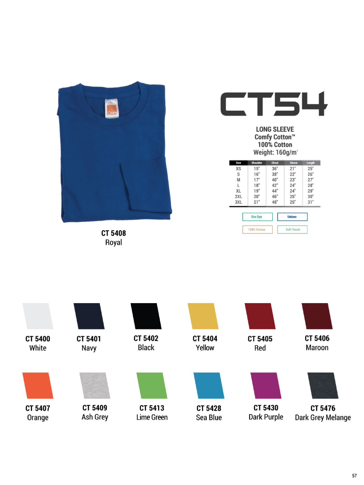 CT 54 Long Sleeve CT 54 Oren Sport 