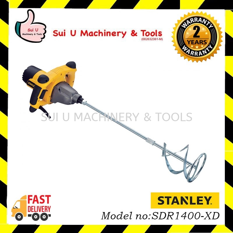 STANLEY SDR1400-XD / SDR-1400-B1 / SDR-1400 Mud Mixer 1400w Electric Mixer  Power Tool Kuala