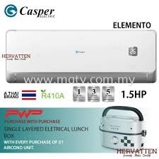 CASPER FFS12MY01-CSF12MY01 1.5HP Airconditioner Johor Bahru, JB, Johor, Pasir Gudang. Johor Bahru JB Astro, Antenna, Aerial TV | MATV Sales & Services Sdn.Bhd.