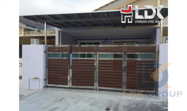 LDK GATE042 LDK STAINLESS STEEL GATE Johor Bahru (JB), Malaysia, Kulai Supplier, Manufacturer, Supply, Supplies | LDK Stainless Steel Sdn Bhd