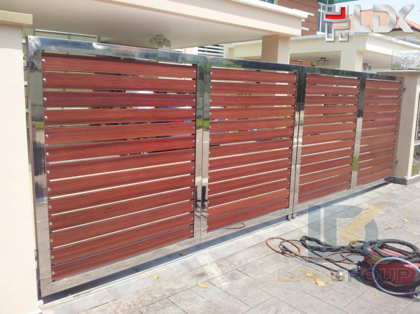 LDK GATE043 LDK STAINLESS STEEL GATE Johor Bahru (JB), Malaysia, Kulai Supplier, Manufacturer, Supply, Supplies | LDK Stainless Steel Sdn Bhd