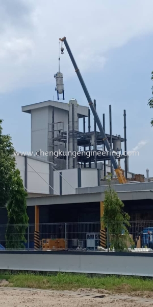  JB Cocoa Butter Tower (PTP) Structure Steel Works Selangor, Malaysia, Kuala Lumpur (KL), Kajang Fabrication, Service | Kejuruteraan Cheng Kung Sdn Bhd