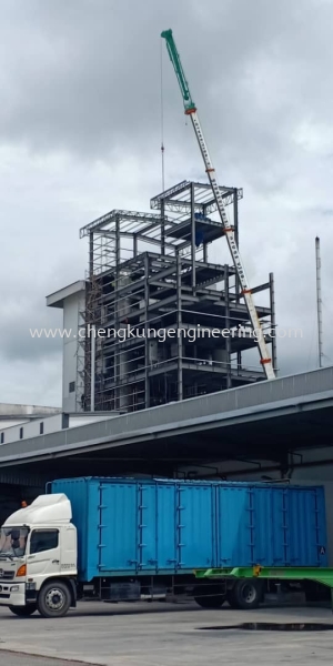  JB Cocoa Butter Tower (PTP) Structure Steel Works Selangor, Malaysia, Kuala Lumpur (KL), Kajang Fabrication, Service | Kejuruteraan Cheng Kung Sdn Bhd