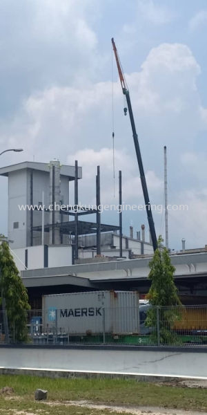  JB Cocoa Butter Tower (PTP) Structure Steel Works Selangor, Malaysia, Kuala Lumpur (KL), Kajang Fabrication, Service | Kejuruteraan Cheng Kung Sdn Bhd