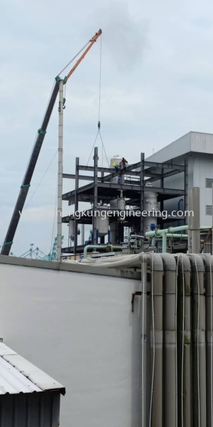  JB Cocoa Butter Tower (PTP) Structure Steel Works Selangor, Malaysia, Kuala Lumpur (KL), Kajang Fabrication, Service | Kejuruteraan Cheng Kung Sdn Bhd