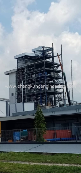  JB Cocoa Butter Tower (PTP) Structure Steel Works Selangor, Malaysia, Kuala Lumpur (KL), Kajang Fabrication, Service | Kejuruteraan Cheng Kung Sdn Bhd