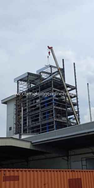  JB Cocoa Butter Tower (PTP) Structure Steel Works Selangor, Malaysia, Kuala Lumpur (KL), Kajang Fabrication, Service | Kejuruteraan Cheng Kung Sdn Bhd