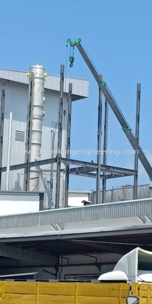  JB Cocoa Butter Tower (PTP) Structure Steel Works Selangor, Malaysia, Kuala Lumpur (KL), Kajang Fabrication, Service | Kejuruteraan Cheng Kung Sdn Bhd