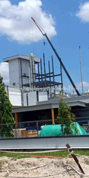  JB Cocoa Butter Tower (PTP) Structure Steel Works Selangor, Malaysia, Kuala Lumpur (KL), Kajang Fabrication, Service | Kejuruteraan Cheng Kung Sdn Bhd