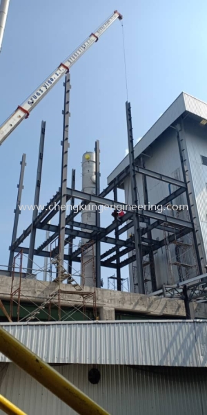  JB Cocoa Butter Tower (PTP) Structure Steel Works Selangor, Malaysia, Kuala Lumpur (KL), Kajang Fabrication, Service | Kejuruteraan Cheng Kung Sdn Bhd