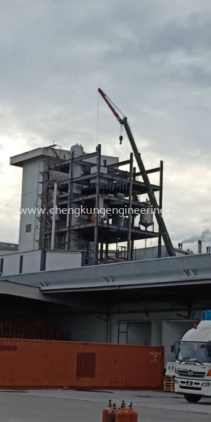  JB Cocoa Butter Tower (PTP) Structure Steel Works Selangor, Malaysia, Kuala Lumpur (KL), Kajang Fabrication, Service | Kejuruteraan Cheng Kung Sdn Bhd