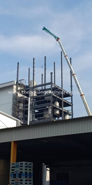  JB Cocoa Butter Tower (PTP) Structure Steel Works Selangor, Malaysia, Kuala Lumpur (KL), Kajang Fabrication, Service | Kejuruteraan Cheng Kung Sdn Bhd