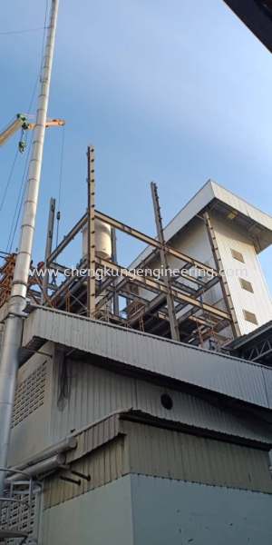  JB Cocoa Butter Tower (PTP) Structure Steel Works Selangor, Malaysia, Kuala Lumpur (KL), Kajang Fabrication, Service | Kejuruteraan Cheng Kung Sdn Bhd