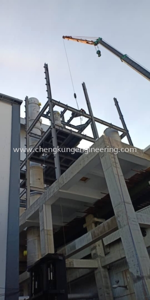  JB Cocoa Butter Tower (PTP) Structure Steel Works Selangor, Malaysia, Kuala Lumpur (KL), Kajang Fabrication, Service | Kejuruteraan Cheng Kung Sdn Bhd