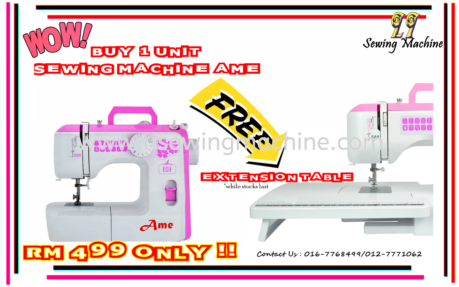 Promosi Lagi Mesin Jahit Di Kedai Mesin Jahit Li Johor Malaysia Oct 12 2019 Johor Bahru Jb Malaysia Supply Sell Repair Perniagaan Mesin Jahit Li