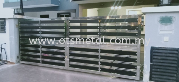 SSG038 Stainless Steel Gate Johor Bahru (JB) Design, Supplier, Supply | OTS Metal Works