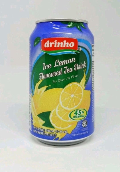 Drinho Ice Lemon Tea (300 ml)  Drinho Canned Drinks Johor, Kulai, Malaysia Supply Supplier Suppliers | NJ Nature Juice Sdn Bhd