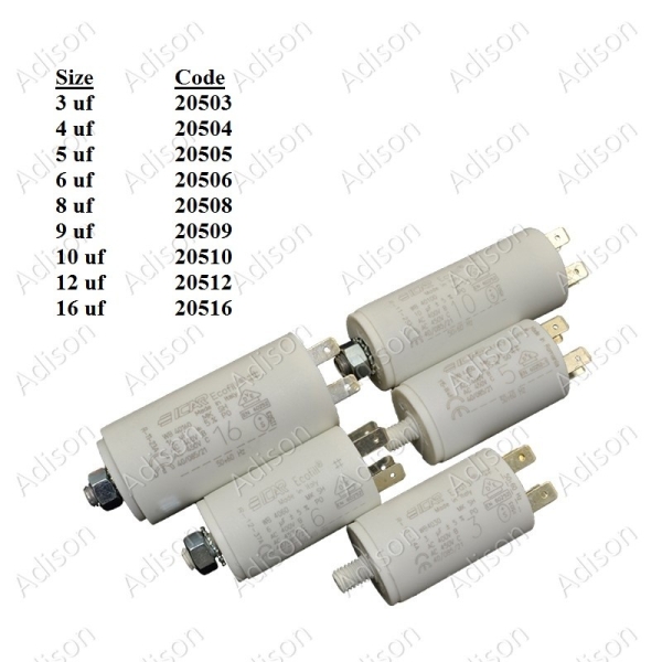 (Out of Stock) Code: 20514 14 uf Washing Machine Capacitor ICAR (Italy) Washer / Dryer Capacitor ICAR Italy Capacitor Parts Melaka, Malaysia Supplier, Wholesaler, Supply, Supplies | Adison Component Sdn Bhd