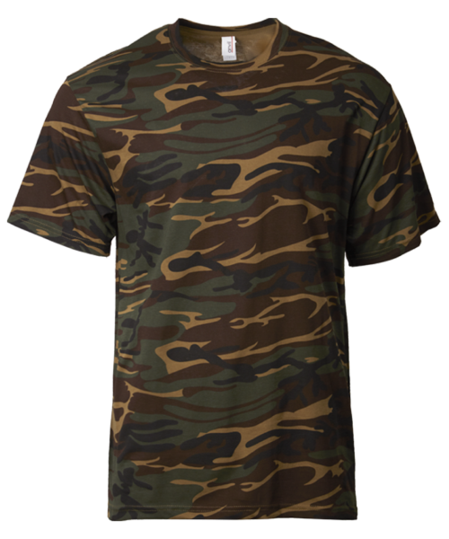 939 ANV 9391 Camouflage Green Adult Midweight Camouflage Tee ANVIL Cotton Round Neck Tee Johor Bahru (JB), Malaysia, Kuala Lumpur (KL), Selangor, Singapore Supplier, Suppliers, Supply, Supplies | M Sport Apparel