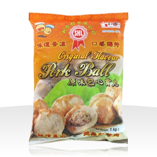 SHL Original Pork Ball (1kg) ԭζĹ (1) Pork Series Selangor, Malaysia, Kuala Lumpur (KL), Kepong Supplier, Delivery, Supply, Supplies | H&H FROZEN WHOLESALE