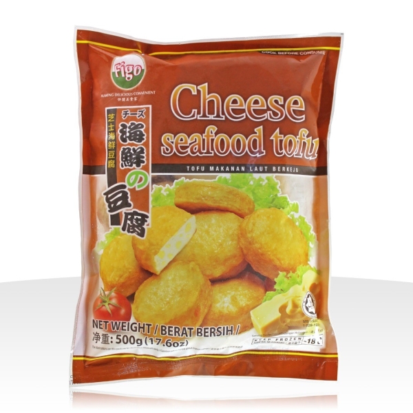 FG Cheese Seafood Tofu (500gm) Figo Products Selangor, Malaysia, Kuala Lumpur (KL), Kepong Supplier, Delivery, Supply, Supplies | H&H FROZEN WHOLESALE