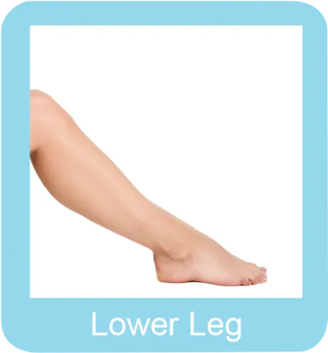 Permanent hair removal lower leg