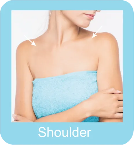 Permanent hair removal shoulder