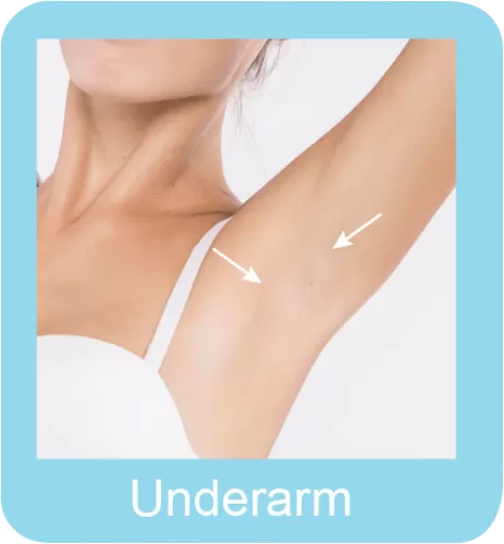 Permanent hair removal armpit