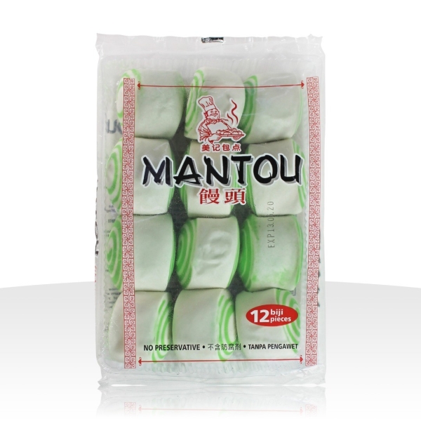 Mantao -Pandan (12pcs) Bun / Mantou Selangor, Malaysia, Kuala Lumpur (KL), Kepong Supplier, Delivery, Supply, Supplies | H&H FROZEN WHOLESALE