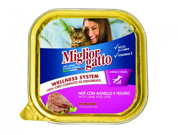 01302 Migliorgatto Pate Alutray with Lamb & Liver  Migliorgatto - Alutrays Cat Food Morando Selangor, Malaysia, Kuala Lumpur (KL), Sungai Buloh Supplier, Suppliers, Supply, Supplies | Petopet Marketing Sdn Bhd