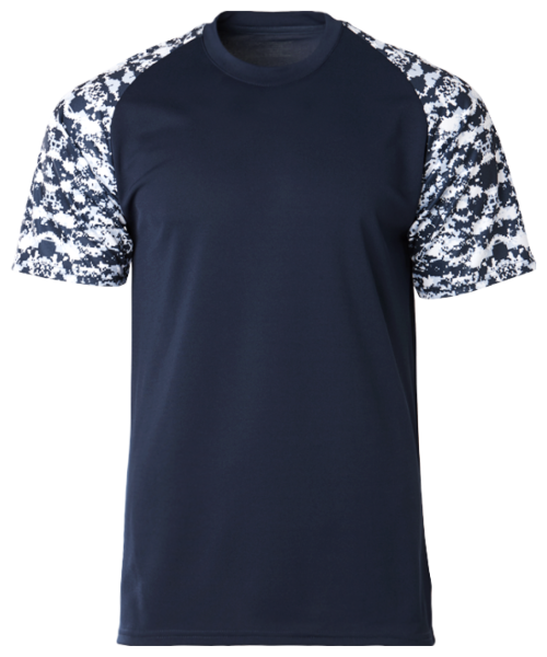 CRR 2201 Navy Round Neck Tee Sublimation Shirt Johor Bahru (JB), Malaysia, Kuala Lumpur (KL), Selangor, Singapore Supplier, Suppliers, Supply, Supplies | M Sport Apparel