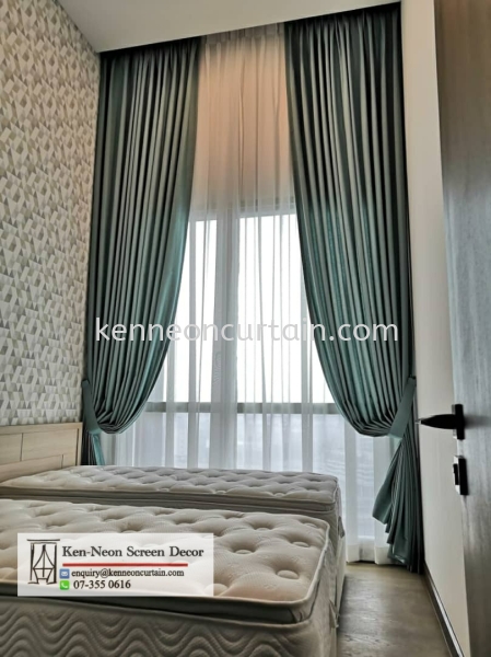 DN 03 Day and Night Curtain Design  Johor Bahru (JB), Malaysia, Taman Molek Supplier, Installation, Supply, Supplies | Ken-Neon Screen Decor