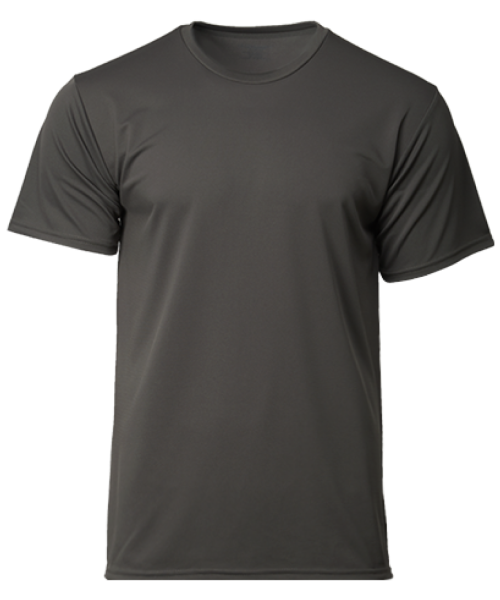 CRR 3606 Charcoal Dry Fit Round Neck Tee Johor Bahru (JB), Malaysia, Kuala Lumpur (KL), Selangor, Singapore Supplier, Suppliers, Supply, Supplies | M Sport Apparel