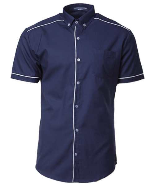 NHB 1703 Navy-White Corporate Uniform Johor Bahru (JB), Malaysia, Kuala Lumpur (KL), Selangor, Singapore Supplier, Suppliers, Supply, Supplies | M Sport Apparel