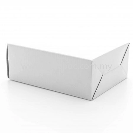 White Paper Die Cut Box