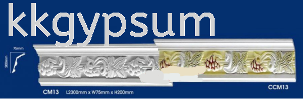 CM13 & CCM13 Crown Moulding Cornice Cornices Malaysia, Selangor, Kuala Lumpur (KL), Petaling Jaya (PJ) Supplier, Suppliers, Supply, Supplies | K & K Gypsum Marketing Sdn Bhd