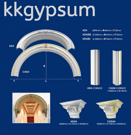 AD4 & CAD4 Door Arches Malaysia, Selangor, Kuala Lumpur (KL), Petaling Jaya (PJ) Supplier, Suppliers, Supply, Supplies | K & K Gypsum Marketing Sdn Bhd