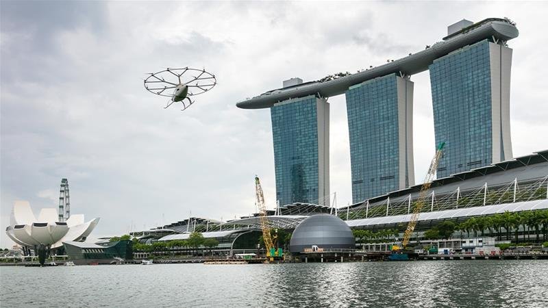Air Taxi Takes to the Sky in Singapore