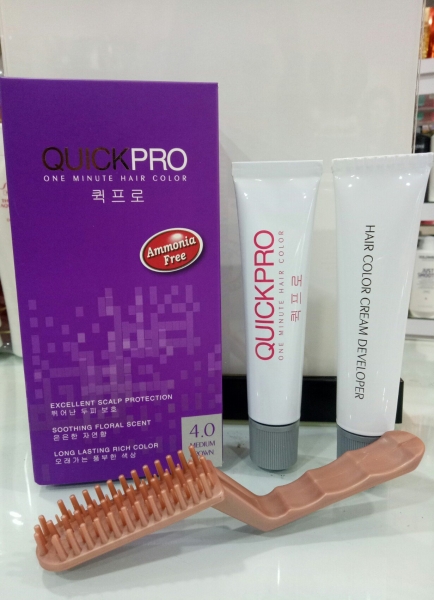 QUICKPRO COLOR 4N (Medium Brown) 40g QUICKPRO COLOR Styling Product Malaysia, Melaka, Bachang Supplier, Suppliers, Supply, Supplies | Cheng Xiong Hair Saloon Supplier